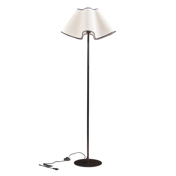 Golvampa Ashton 153cm Svart/Vit [lux.pro]