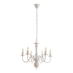 Kronljus Berkeley Metall Vintage-Vit [lux.pro]