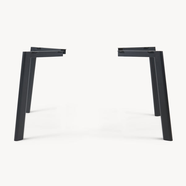 Bordben Hostang 4-pack 50x8x71 cm Svart [en.casa]