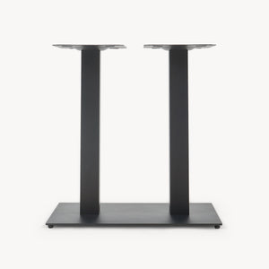 Bordstativ Vadejord stål 70x40x73 cm svart [en.casa]