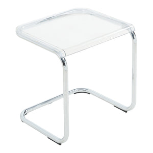 Sidobord Brosa 44x37x48 cm Transparent [en.casa]