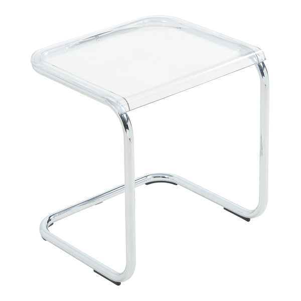 Sidobord Brosa 44x37x48 cm Transparent [en.casa]
