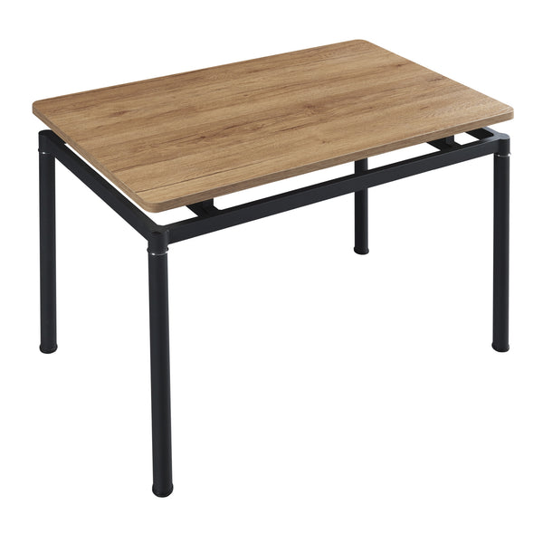 Matgrupp Hemnes 5-delar Eklook/Ljusbrun [en.casa]