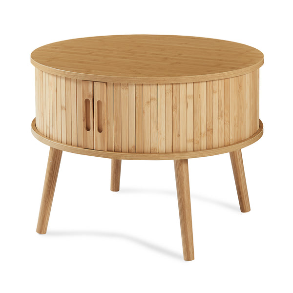 Nattduksbord Nordkapp 45x60 cm Bambus [en.casa]