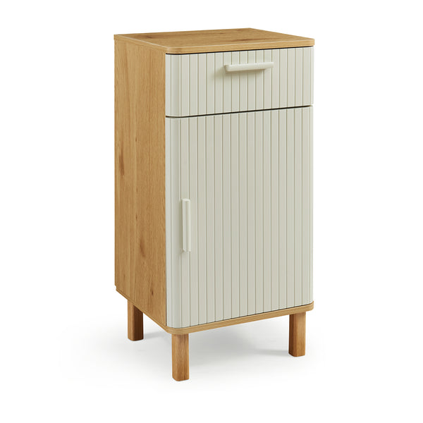 Badrumsskåp Ferrersp 80x40x35 cm Eklook/Sandfärgad [en.casa]