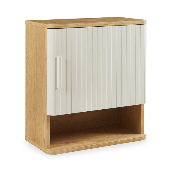 Väggskåp Ferrersp 50x45x24 cm Eklook/Sandfärgad [en.casa]