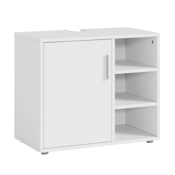 Tvättställsskåp Kulaik 51x60x32 cm Vitt [en.casa]