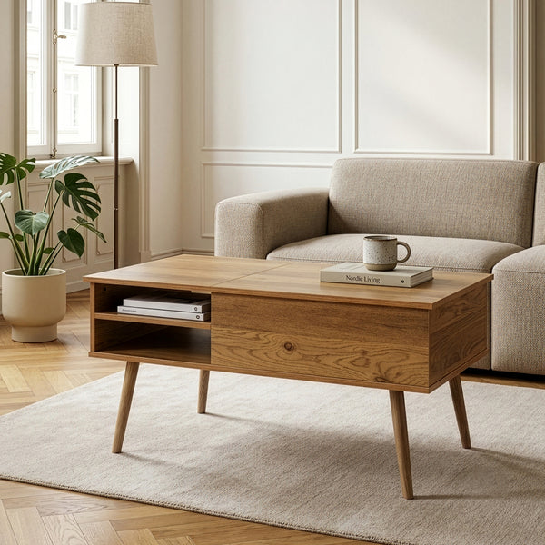 Soffbord Vasdabod med lyftskiva 96x59x50 cm eklook [en.casa]