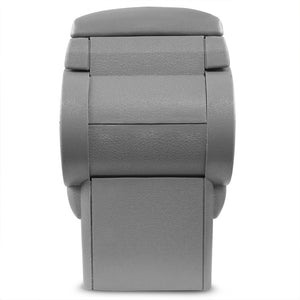 [pro.tec]® Armstöd till Golf IV / Bora / New Beetle med integrerat fack - konstläder - grå