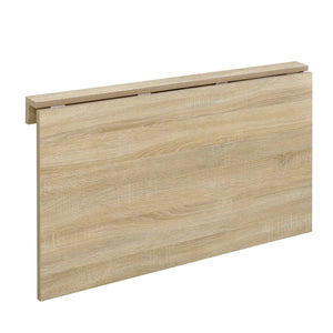 [en.casa]® Väggmonterat klaffbord-Sonoma ekfärgad-100x60x58cm