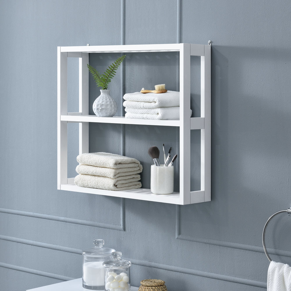 Badrumsskåp Anderlecht 54x60x15 cm hylla med 3 hyllplan vit en.caa - premiumXL
