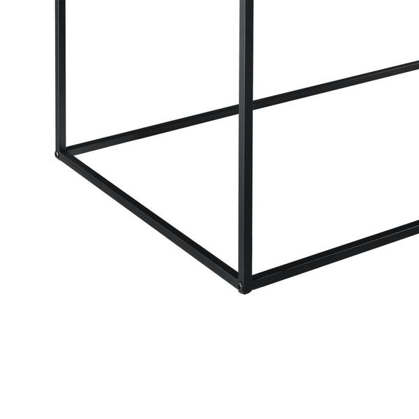 Sidobord avlastningsbord metall svart [en.casa] välj modell