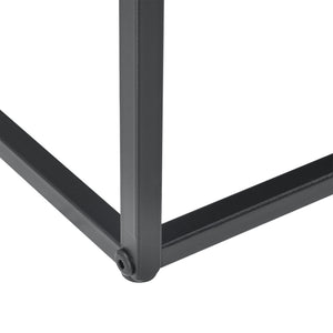 Soffbord/Sidobord Ulf set om 2 svart [en.casa]