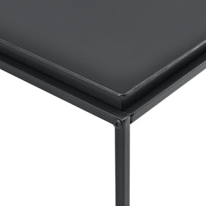 Soffbord/Sidobord Ulla svart [en.casa]