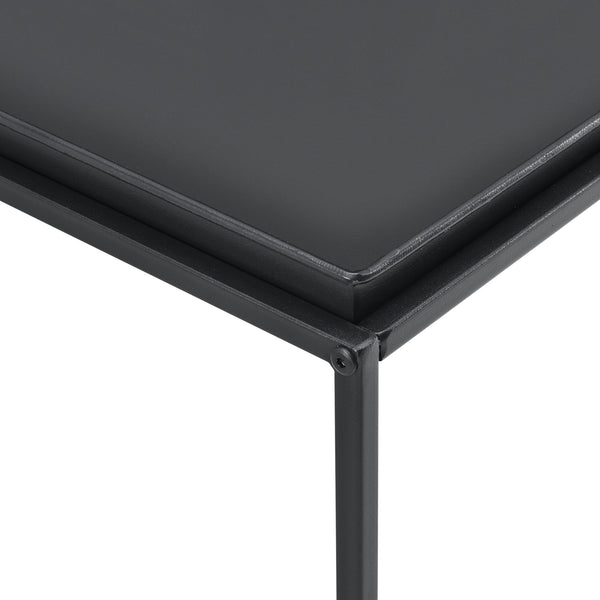 Soffbord/Sidobord Ulla svart [en.casa]