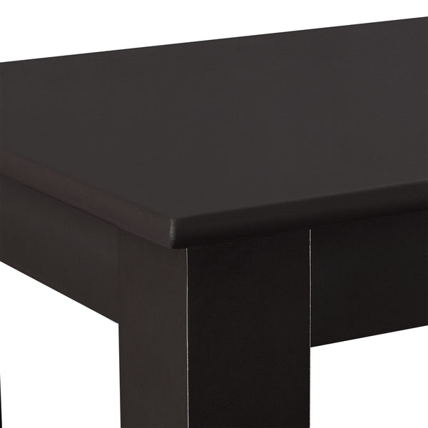 Soffbord Chur med hylla 61,3x60x30cm kaffefärgad [en.casa]