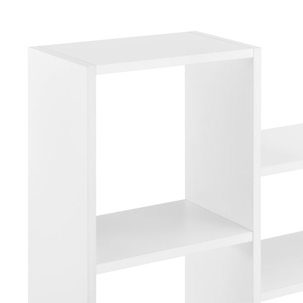 Vägghylla Lillesand med 5 fack 101x18x60cm vit matt [en.casa]