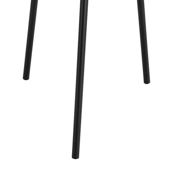 Växtställ Dalhem set om 2 med krukor metall svart [en.casa]