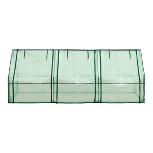 Växthus Höflein 240x90x90 cm grön [en.casa]