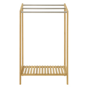 Handdukshållare Kautokeino 61x31x85 cm bambu [en.casa]