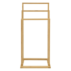 Handdukshållare Rana 40x24x82cm bambu [en.casa]