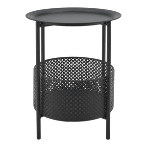 Sidobord Kruibeke 45xØ35 cm metall [en.casa]