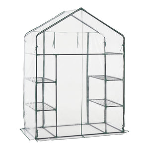 Växthus Hoorn 140x73x195 cm [en.casa]