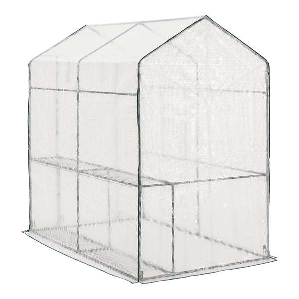 Växthus Oosterhout 120x186x190 cm [en.casa] 