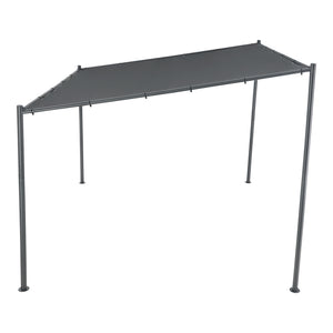 Paviljong Carunchio 300x285x248cm Mörkgrå [en.casa]