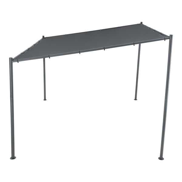 Paviljong Carunchio 300x285x248cm Mörkgrå [en.casa]