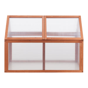 Drivhus Duiven miniväxthus 100x55 cm furu [casa.pro]