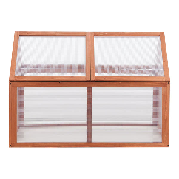 Drivhus Duiven miniväxthus 100x55 cm furu [casa.pro]