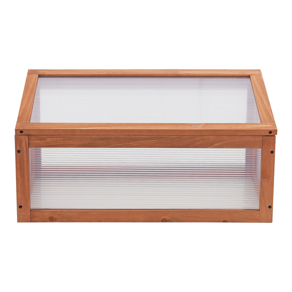 Drivhus Laarbeek miniväxthus 60x30 cm furu [casa.pro]