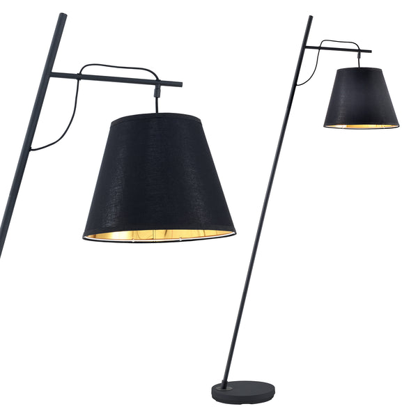 Golvlampa Nottingham Svart [lux.pro]