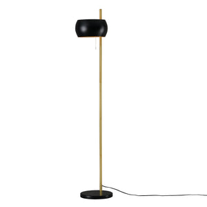 Golvlampa Luton metall marmor 171xØ30 cm [lux.pro] 