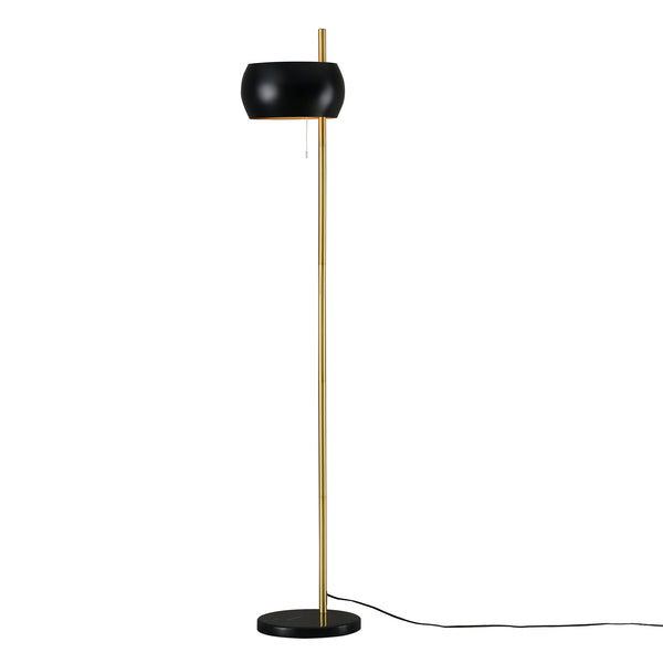 Golvlampa Luton metall marmor 171xØ30 cm [lux.pro] 