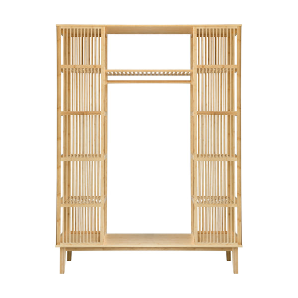 Klädhängare i bambu Hudiksvall 185x140x45cm [en.casa]