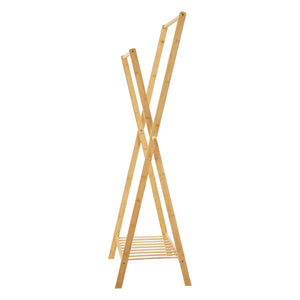 Klädhängare Keitele 150 x 60 x 42 cm bambu natur [en.casa] 