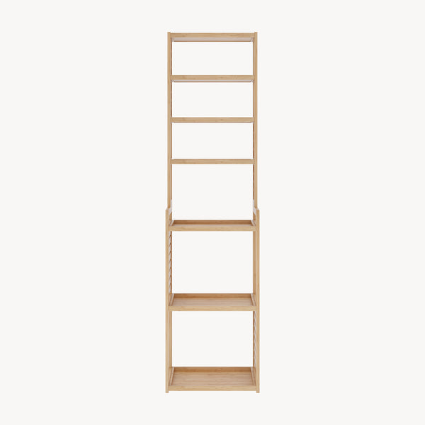 Badrumshylla Forssa 165x42x28 cm bambu [en.casa]