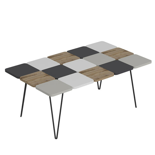 Soffbord Give 44x110x66 cm Mångfärgad [en.casa]