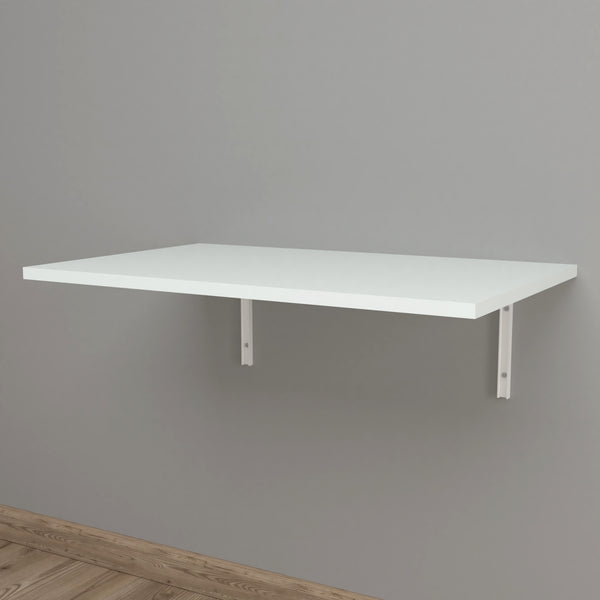 Klepp hopfällbart väggbord 72x45cm vit [en.casa] 