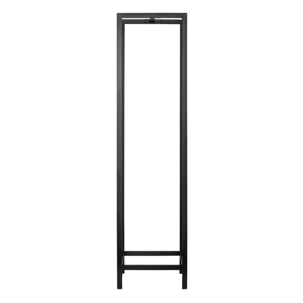 Taarbæk vedhylla 140x35x35cm svart [en.casa]