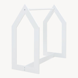 Garderobsställ Værløse 78x75x35cm Vit [en.casa]