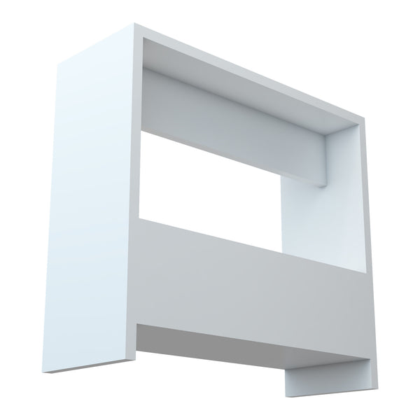 Sidobord Rødovre 60x55x20 cm vit [en.casa]