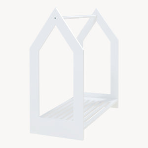 Garderobsställ Langeskov 78x75x35cm Vit [en.casa]
