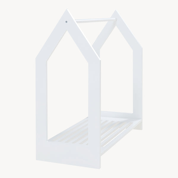 Garderobsställ Langeskov 78x75x35cm Vit [en.casa]