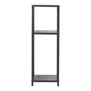 Vedställ Tinglev stål 34x34x105,5 cm svart [en.casa]