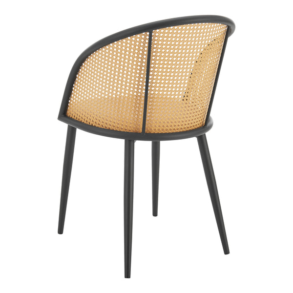 Stol Gagnef set om 2 rotting metall 82x56x55 cm [en.casa]