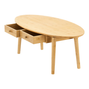 Soffbord Harboøre Bambus Natur [en.casa]