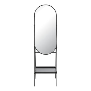 Perano stående spegel med hylla 160 x 46 cm [en.casa]
